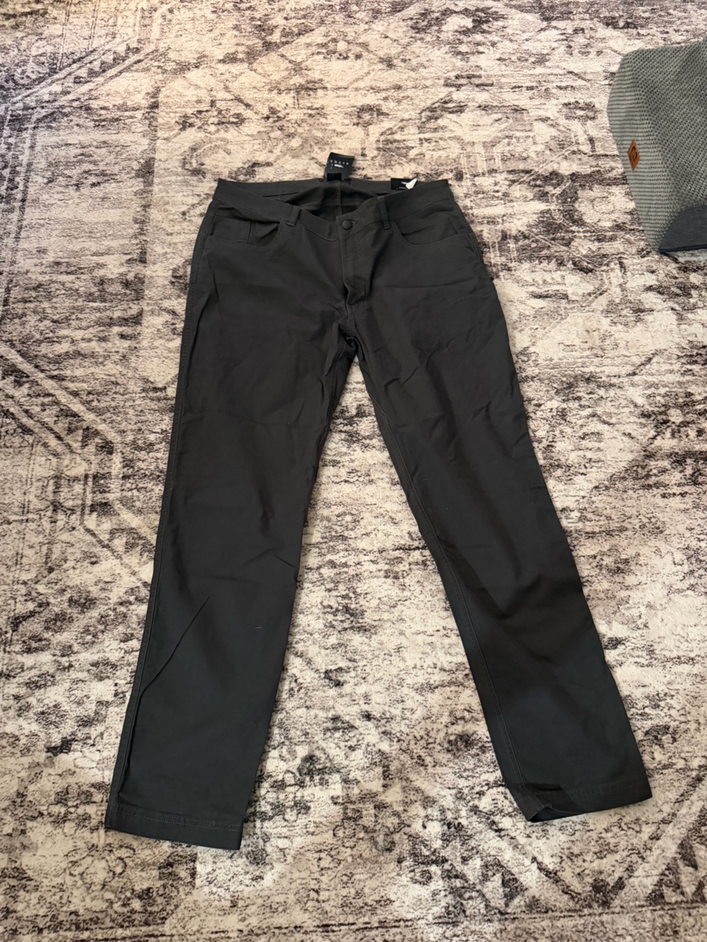 Men's Black Straight Chinos with Modern Fit